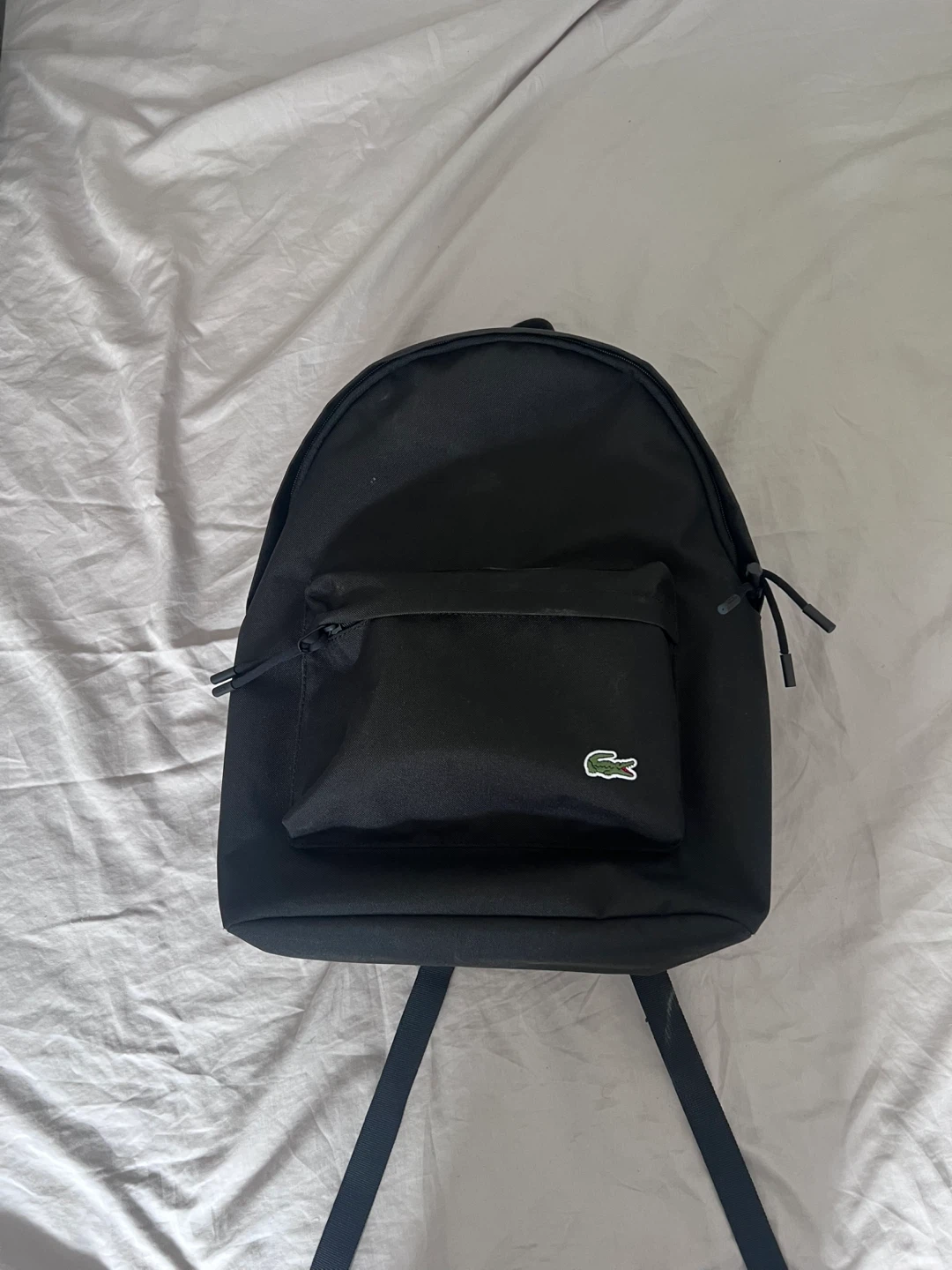 Lacoste Black Backpack and Crossbody Bag Set