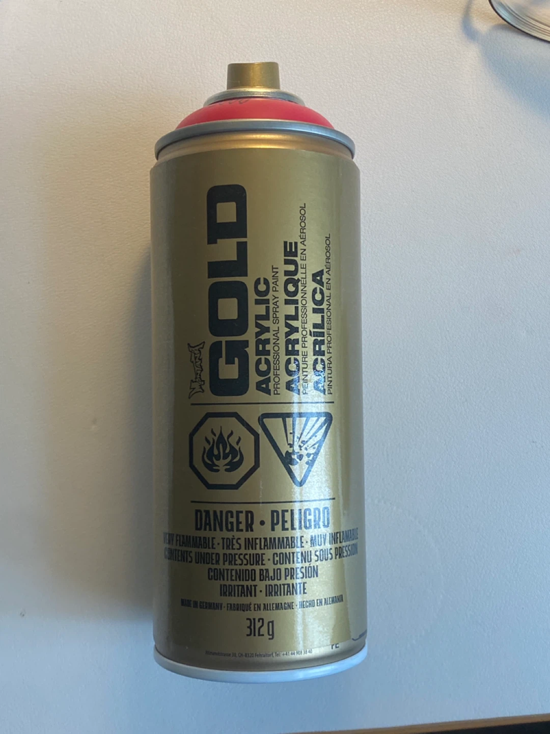 Montana GOLD Pure Magenta Professional Spray Paint 312g - photo 4