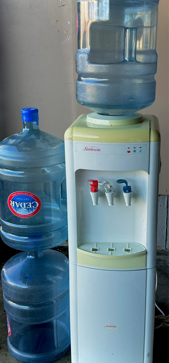 Sunbeam Water Cooler with Refrigerator