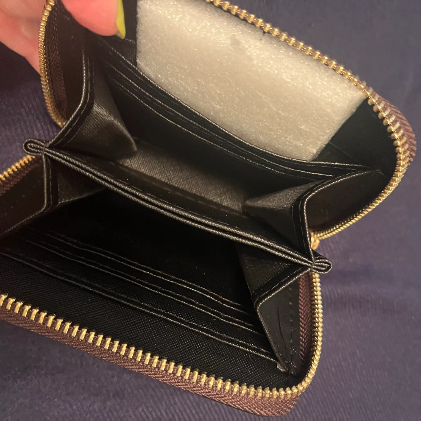 Checkered Zipper Wallet - photo 3