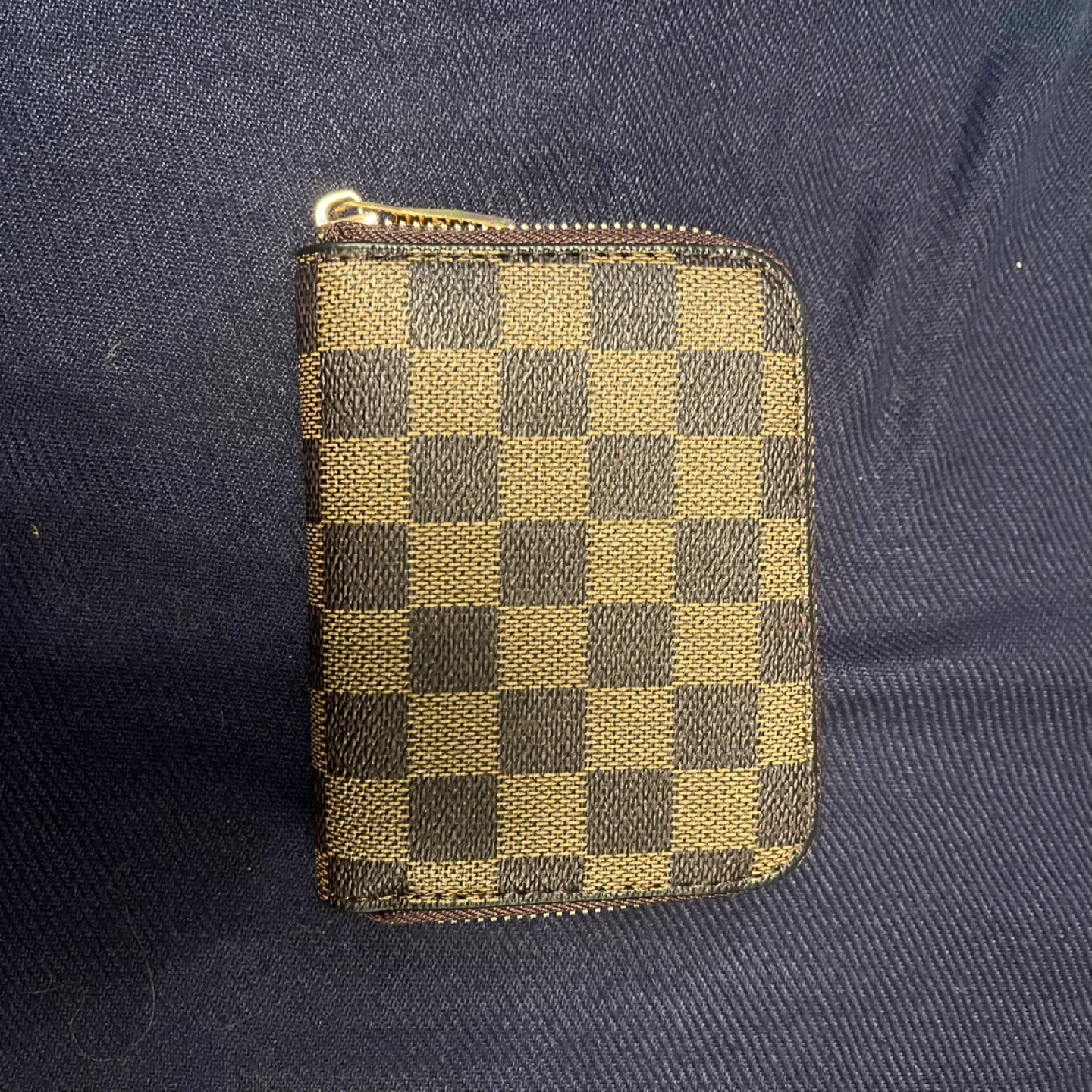 Checkered Zipper Wallet - photo 2