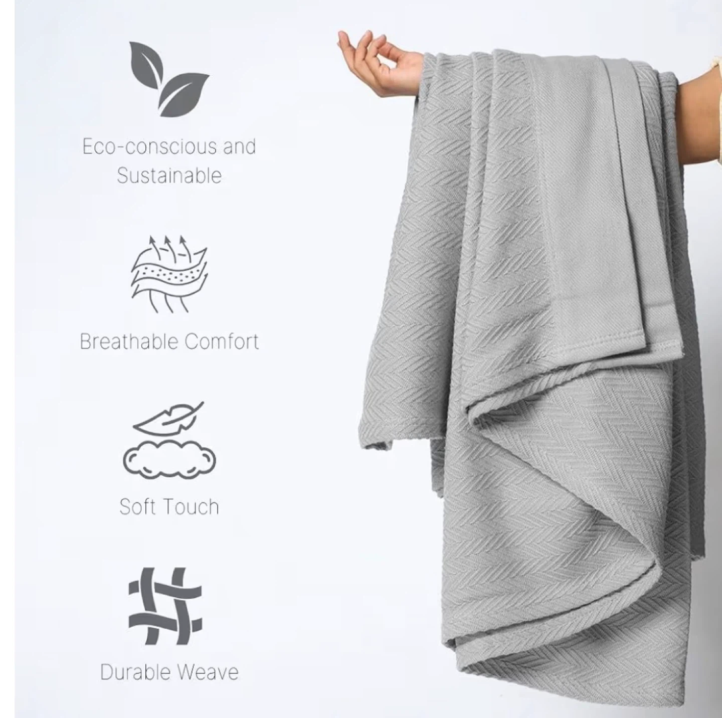 9 Threads Grey Blanket - photo 5