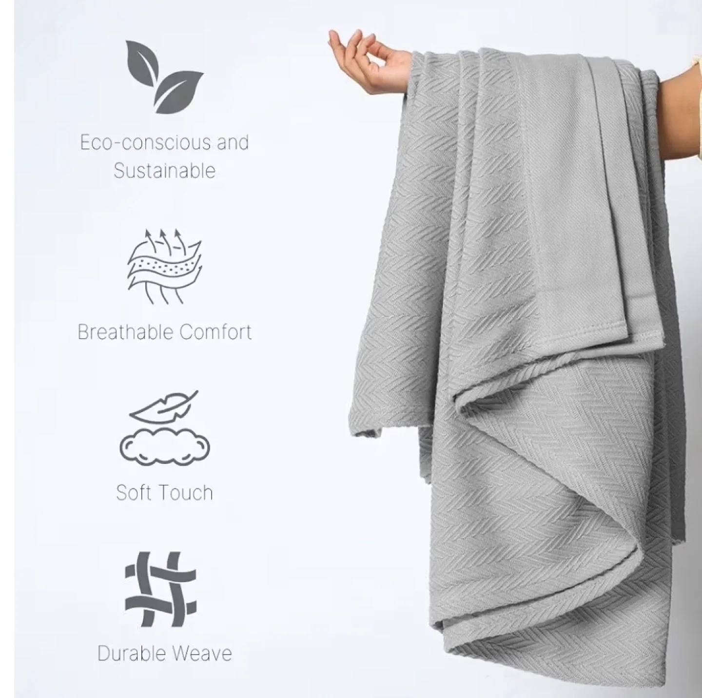 9 Threads Grey Blanket - photo 5