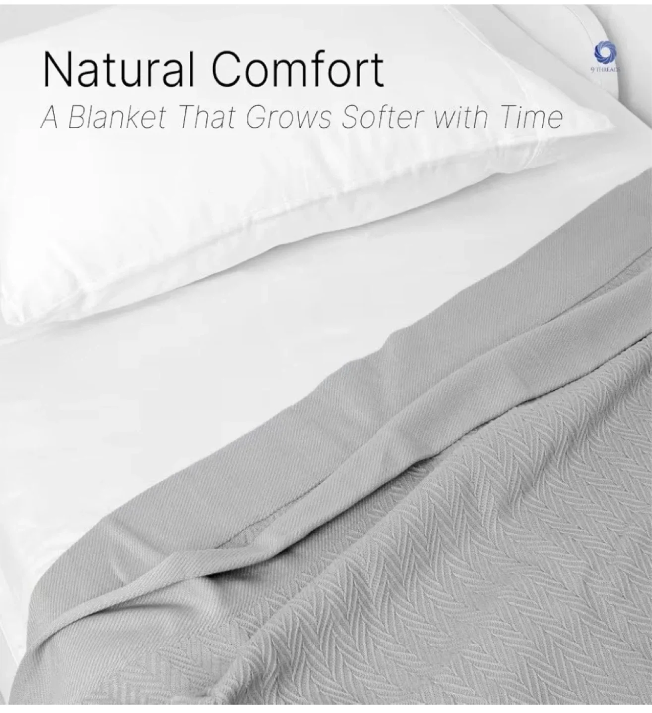 9 Threads Grey Blanket - photo 3