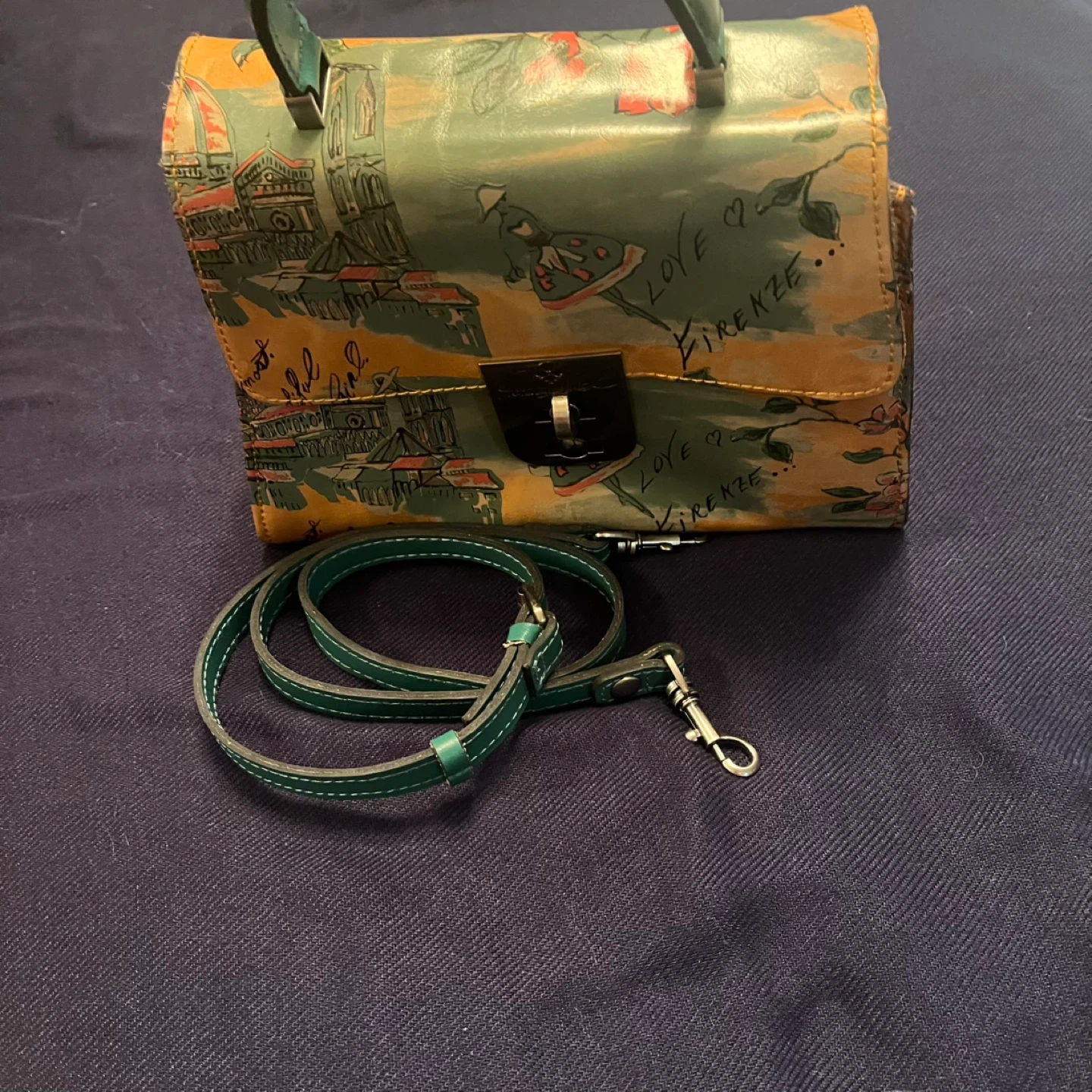 Patricia Nash Vintage Leather Handbag with Firenze Design - photo 3