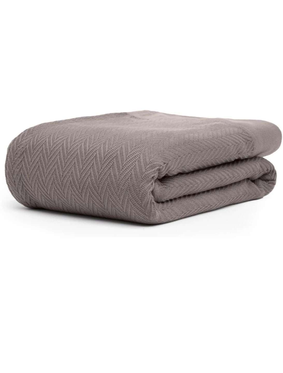 Taupe Woven Blanket