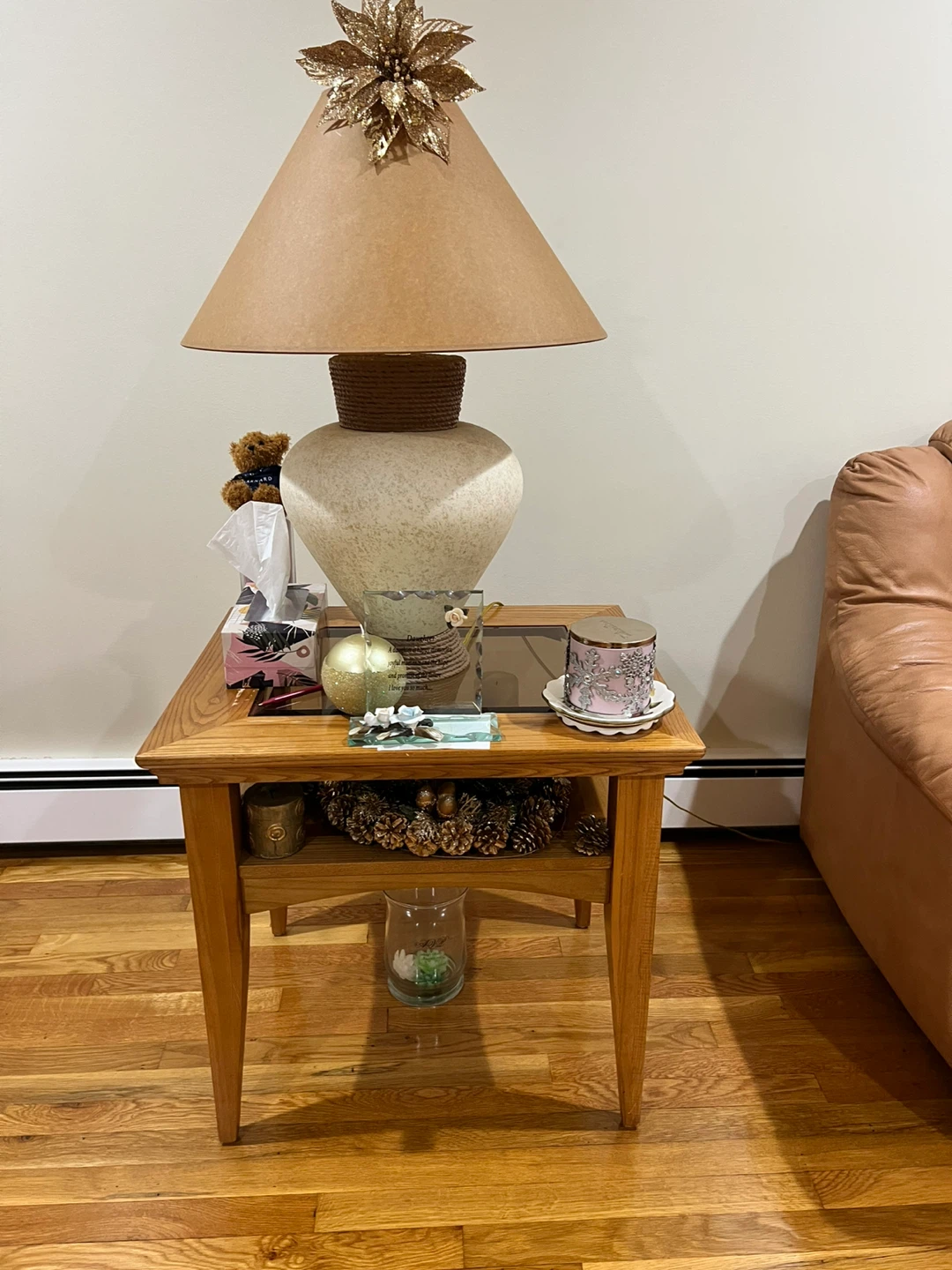 Tan Leather Sofa and Loveseat - photo 5