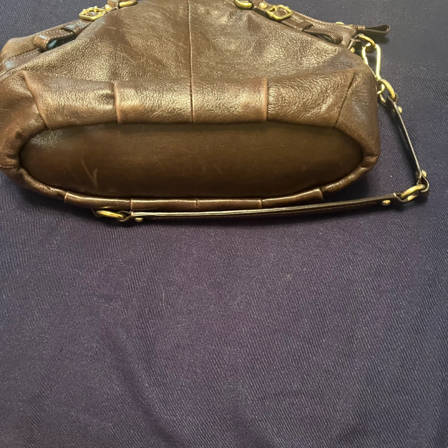 Coach Brown Leather Satchel Handbag - photo 5