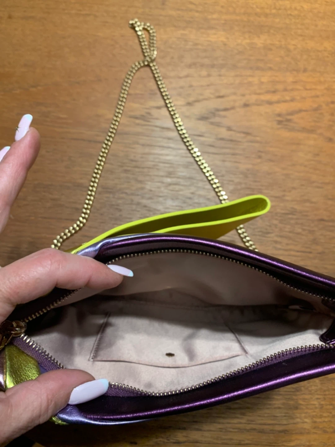 Kate Spade Colourblock Chain Clutch Bag - photo 5