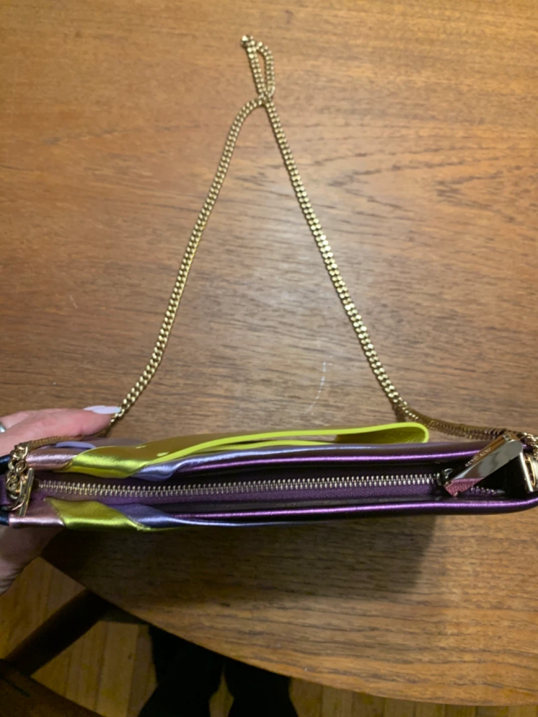 Kate Spade Colourblock Chain Clutch Bag - photo 4