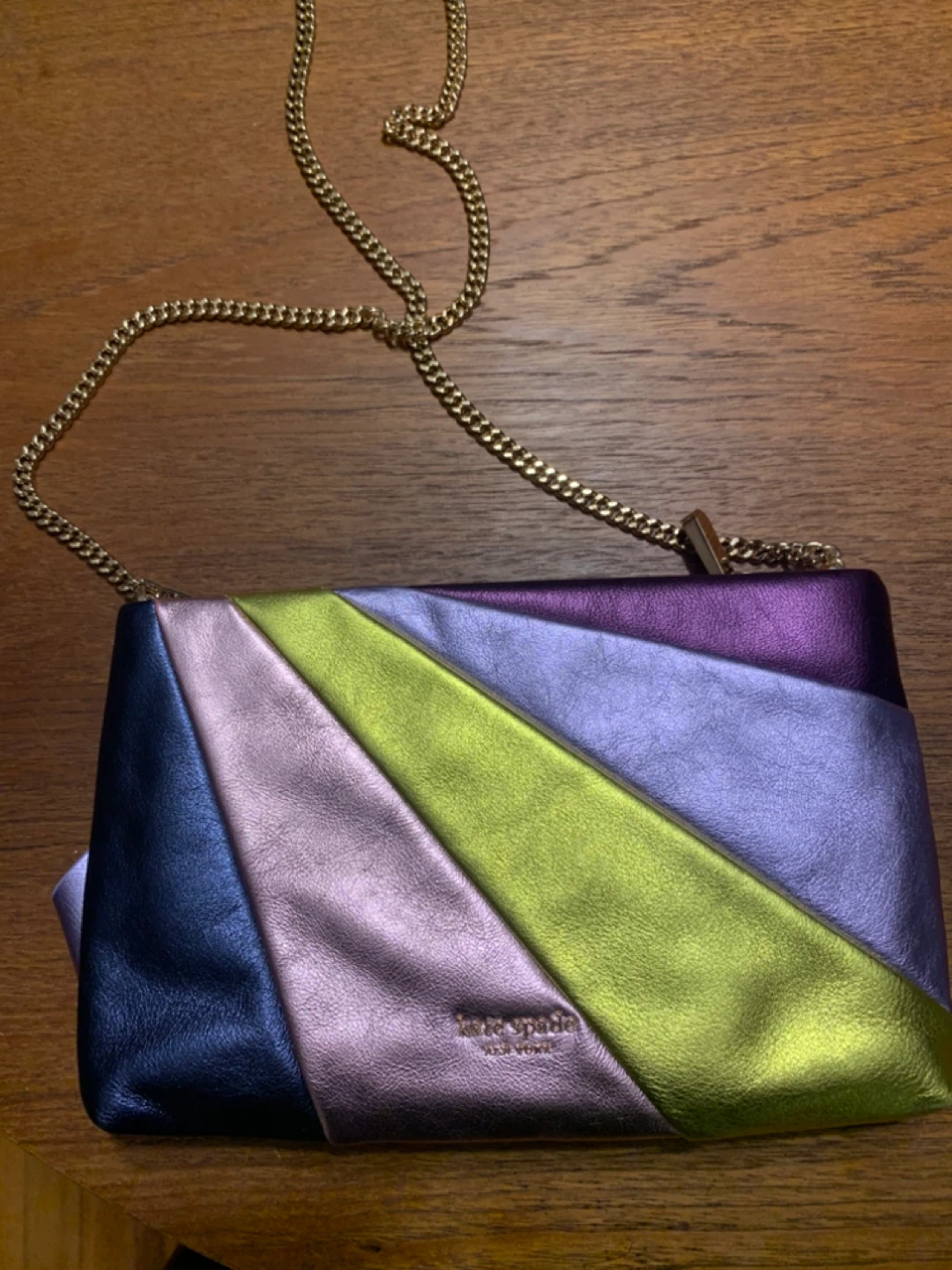 Kate Spade Colourblock Chain Clutch Bag - photo 2