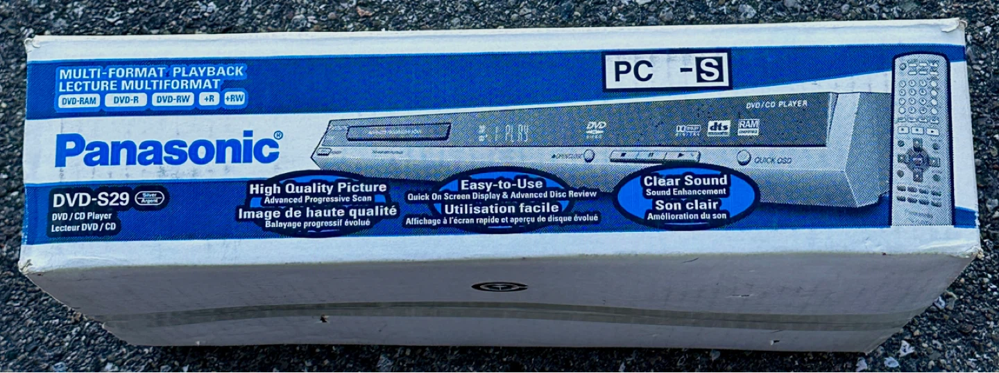 Panasonic DVD-S29 DVD/CD Player - photo 2