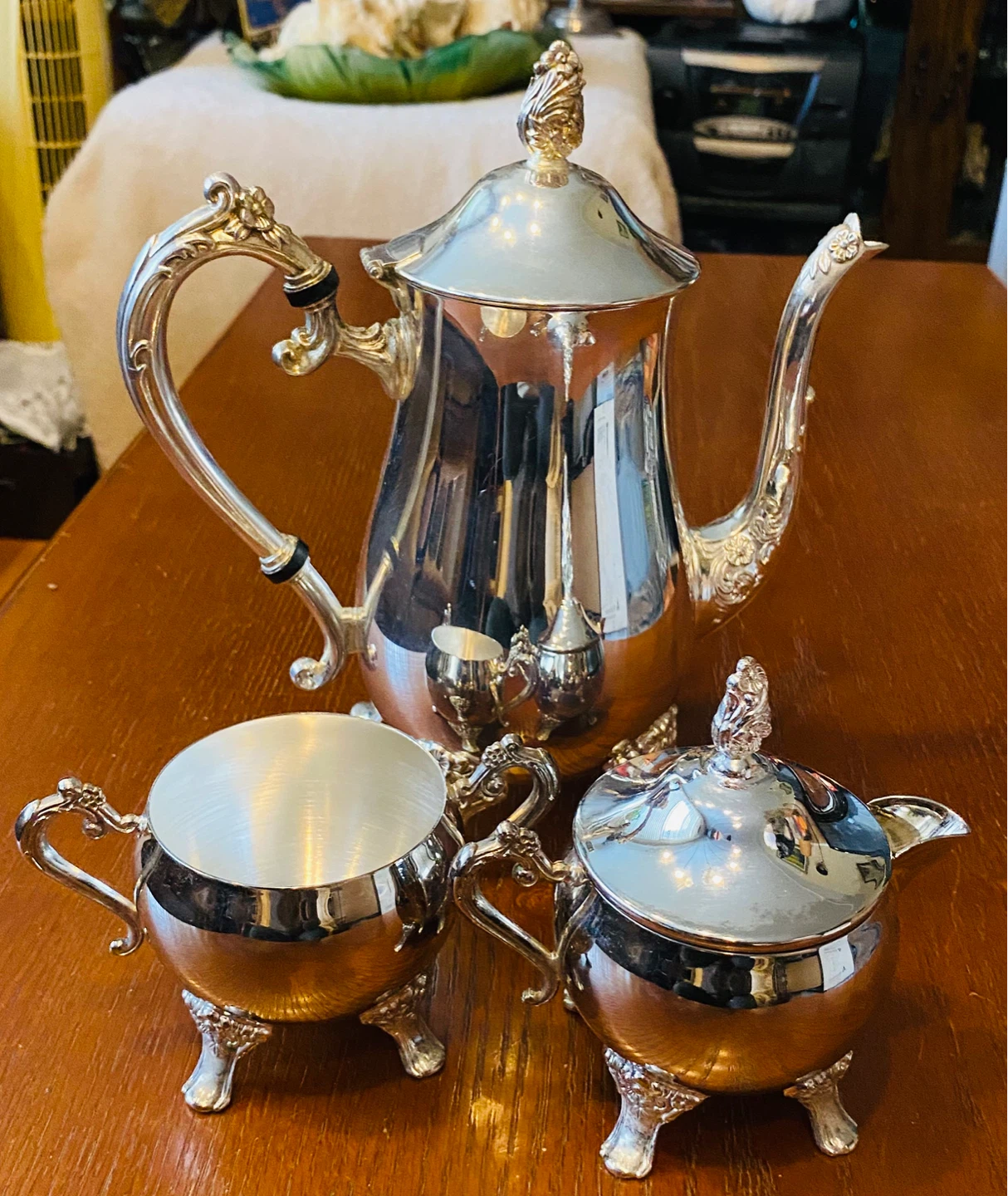 Nikrall Silver Plated Tea Set & Spoons - photo 5