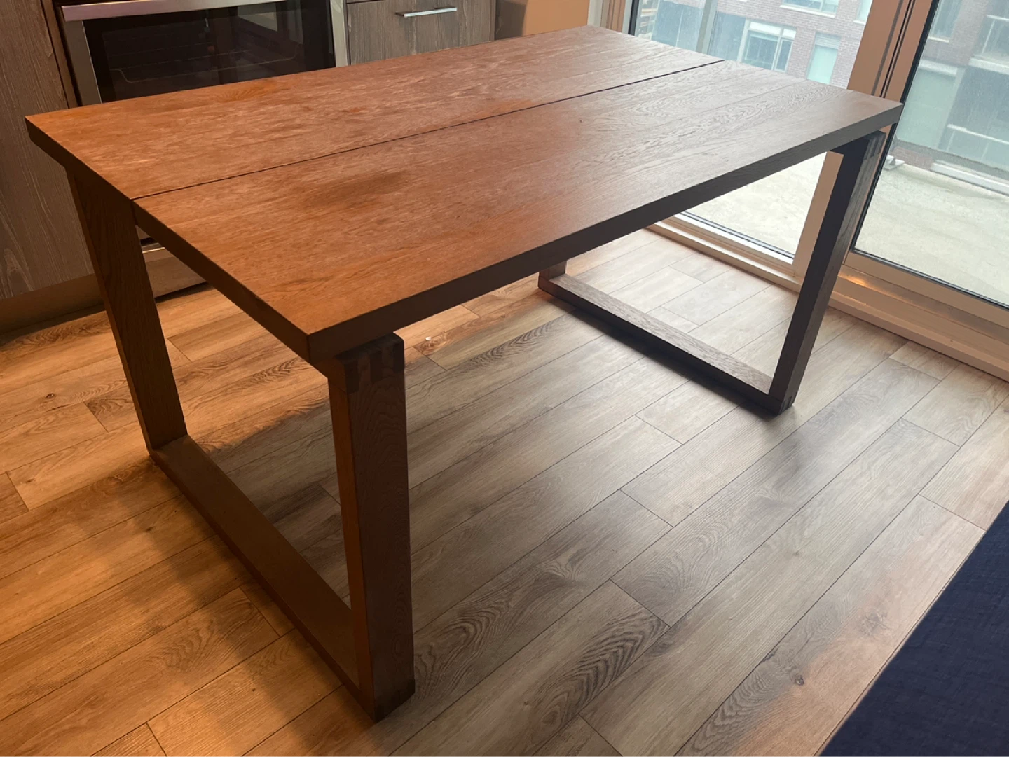 MOVING SALE | Modern Oak Dining Table - photo 2