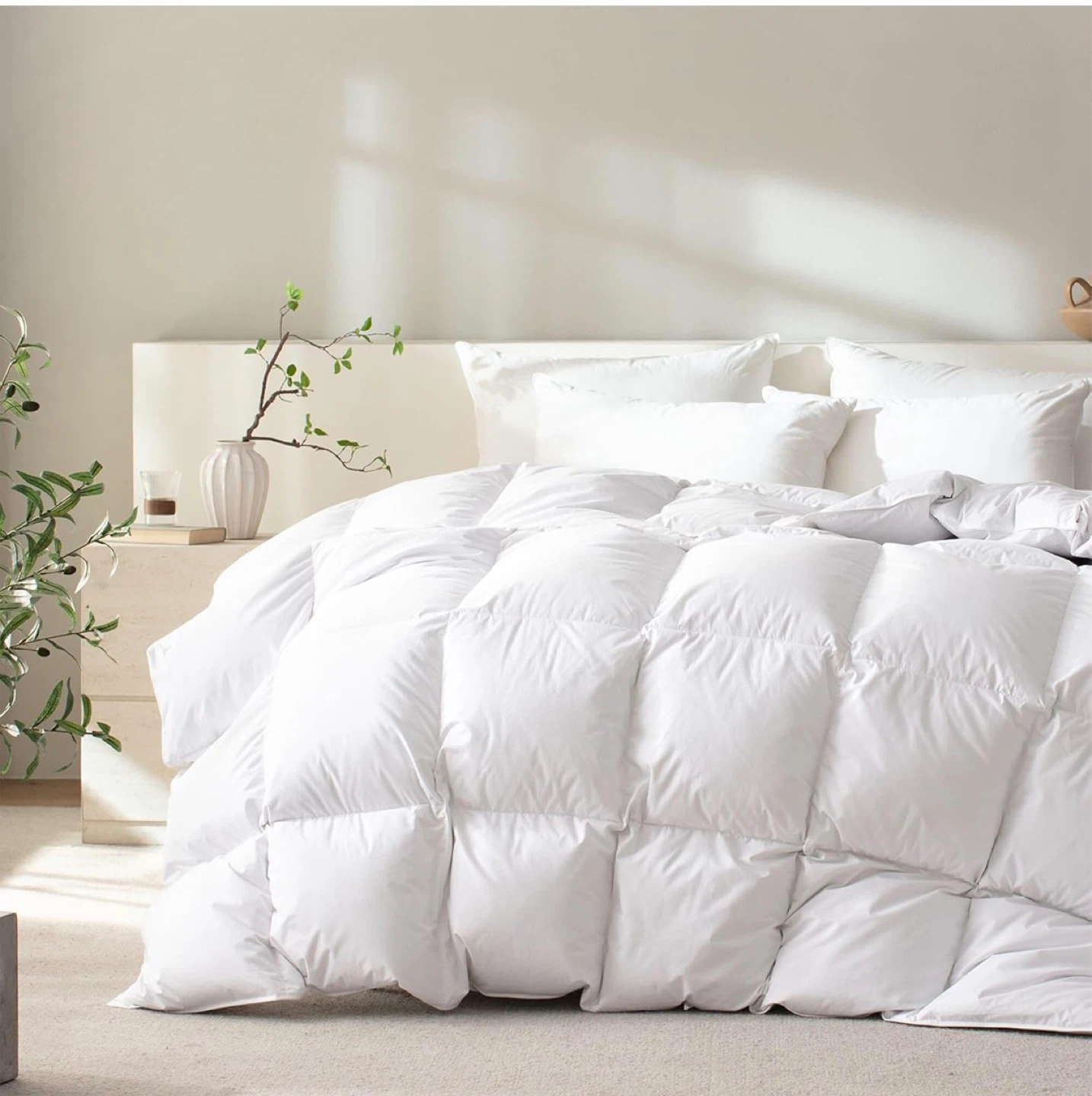 Organic Cotton Down Comforter - OEKO TEX & RDS Certified