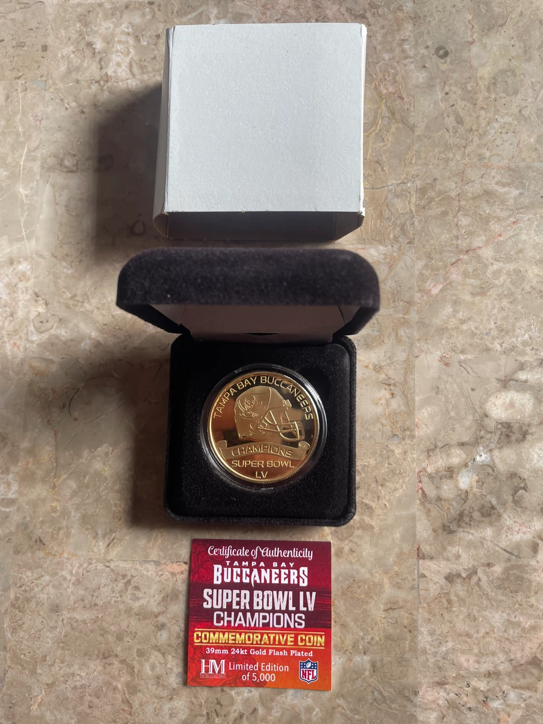 Tampa Bay Buccaneers Super Bowl LV Champions Commemorative Coin