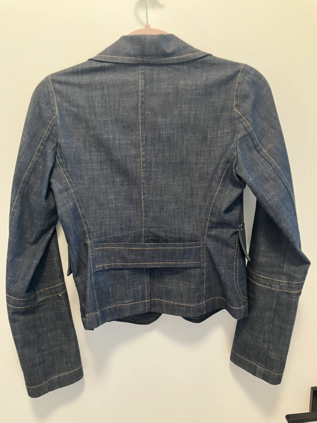 Franco Mirabelli Denim Blazer Size 0 - photo 2
