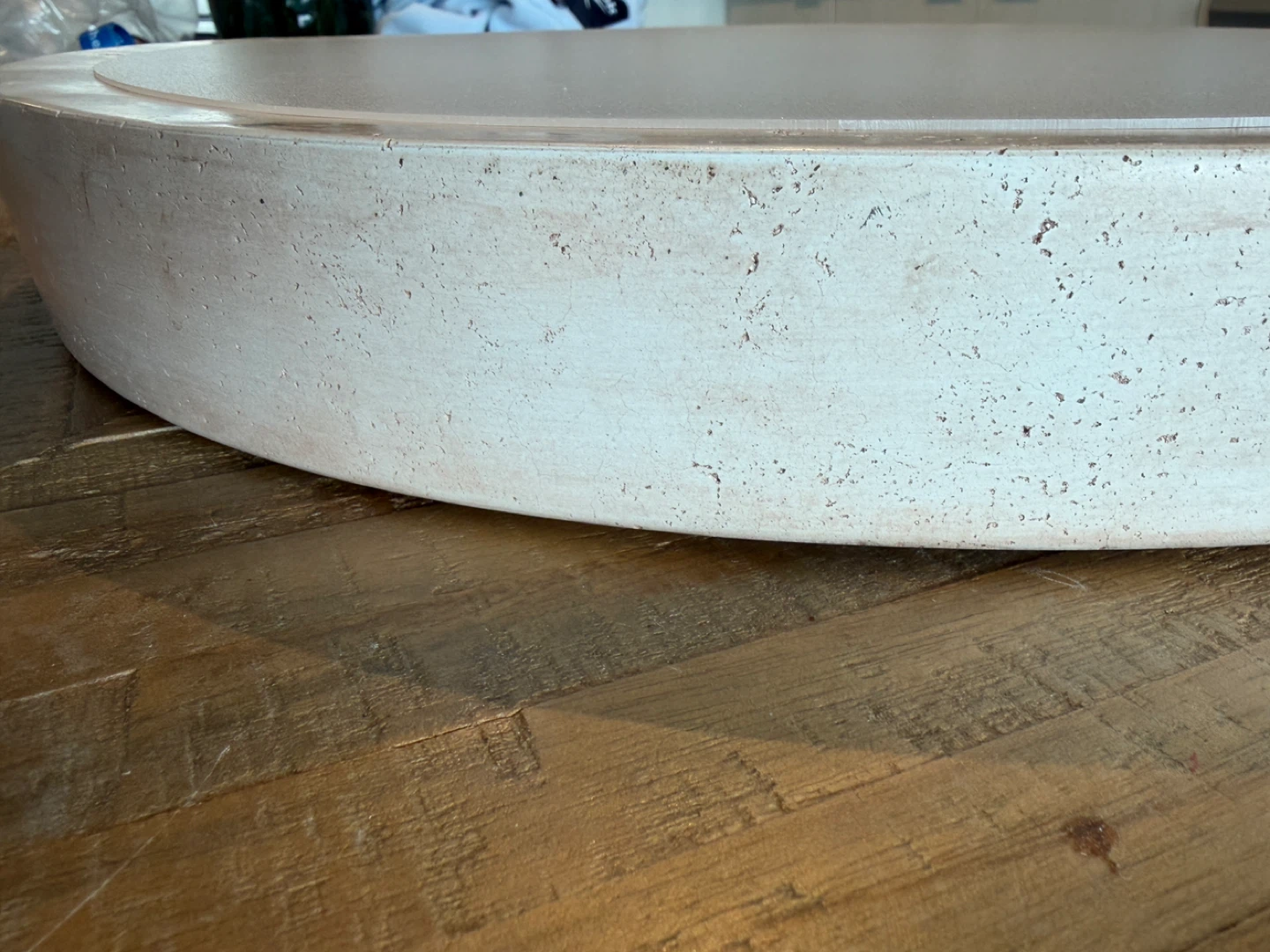 New Travertine LED Ceiling Flush Mount - photo 4
