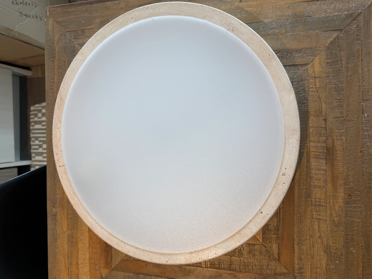 New Travertine LED Ceiling Flush Mount