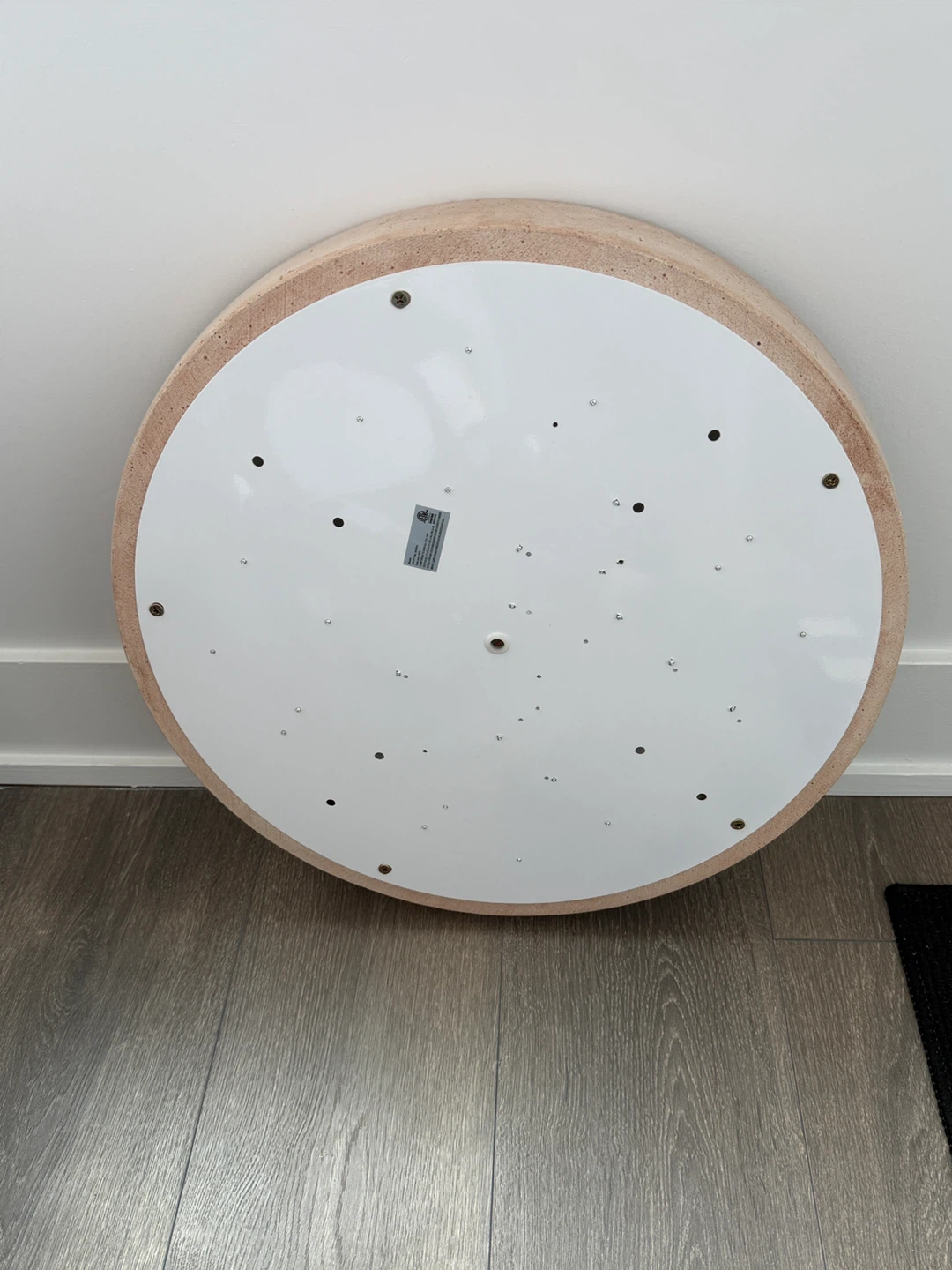 New Travertine LED Ceiling Flush Mount - photo 2