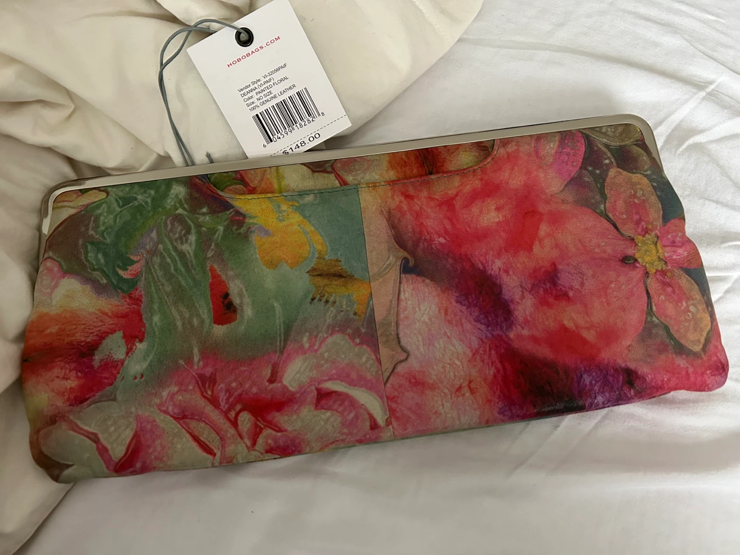 Hobo Leather Clutch - Floral Pattern - photo 2