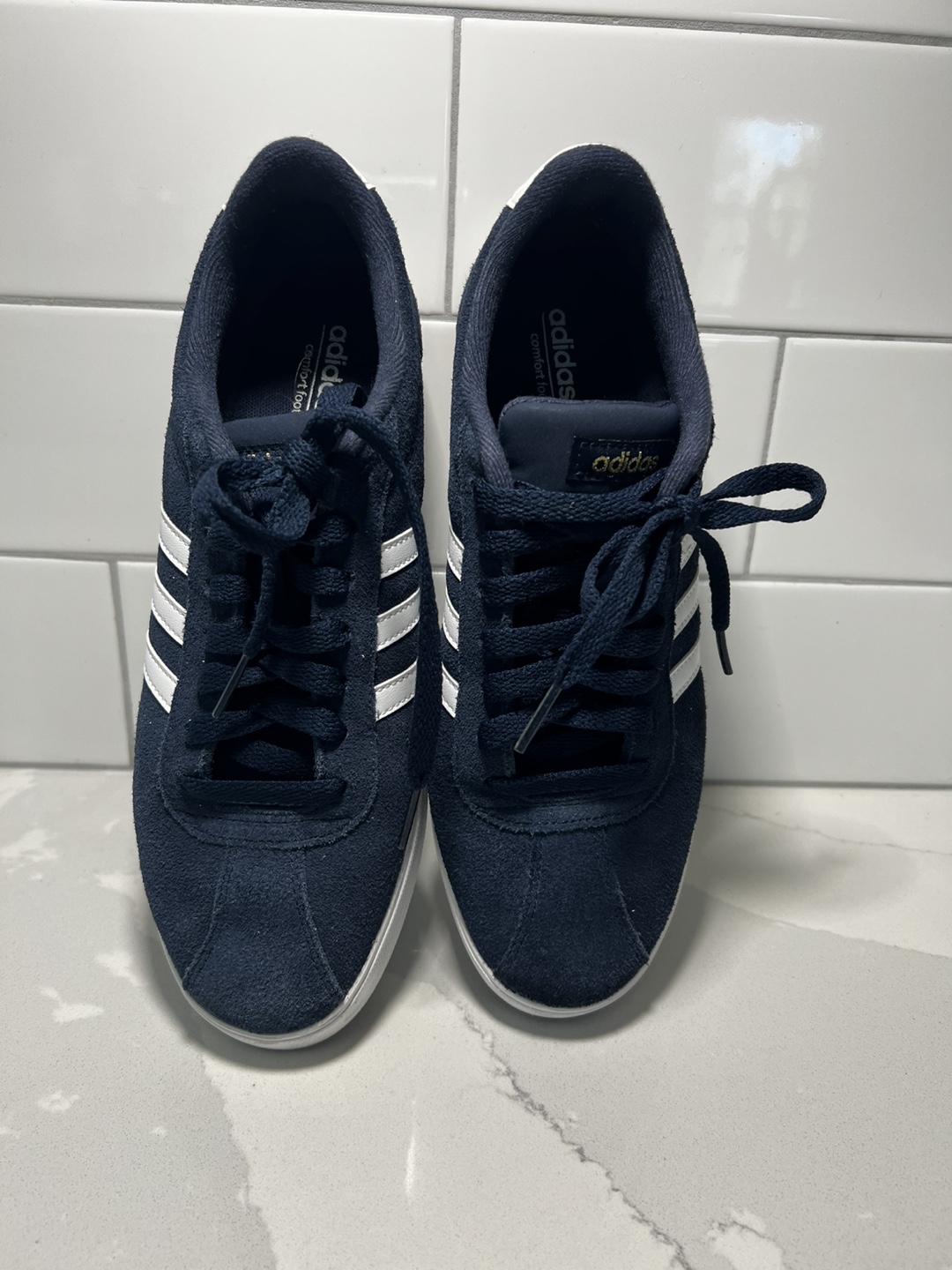 Woman’s Adidas Neo Navy Blue Sneakers