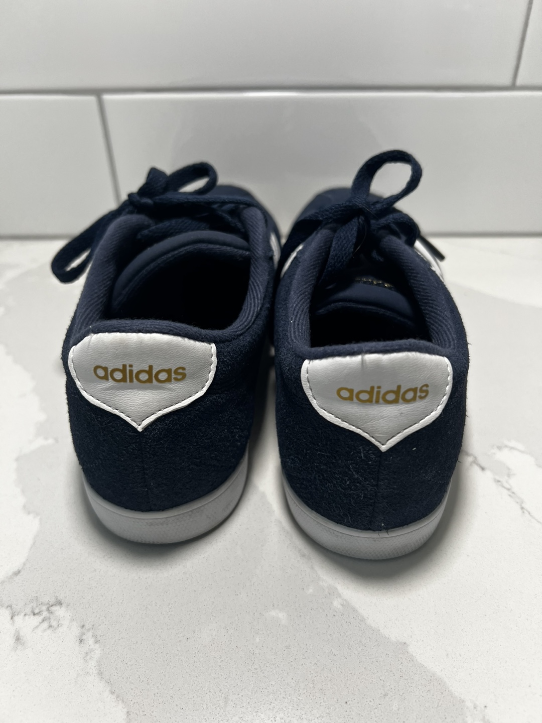 Woman’s Adidas Neo Navy Blue Sneakers - photo 3