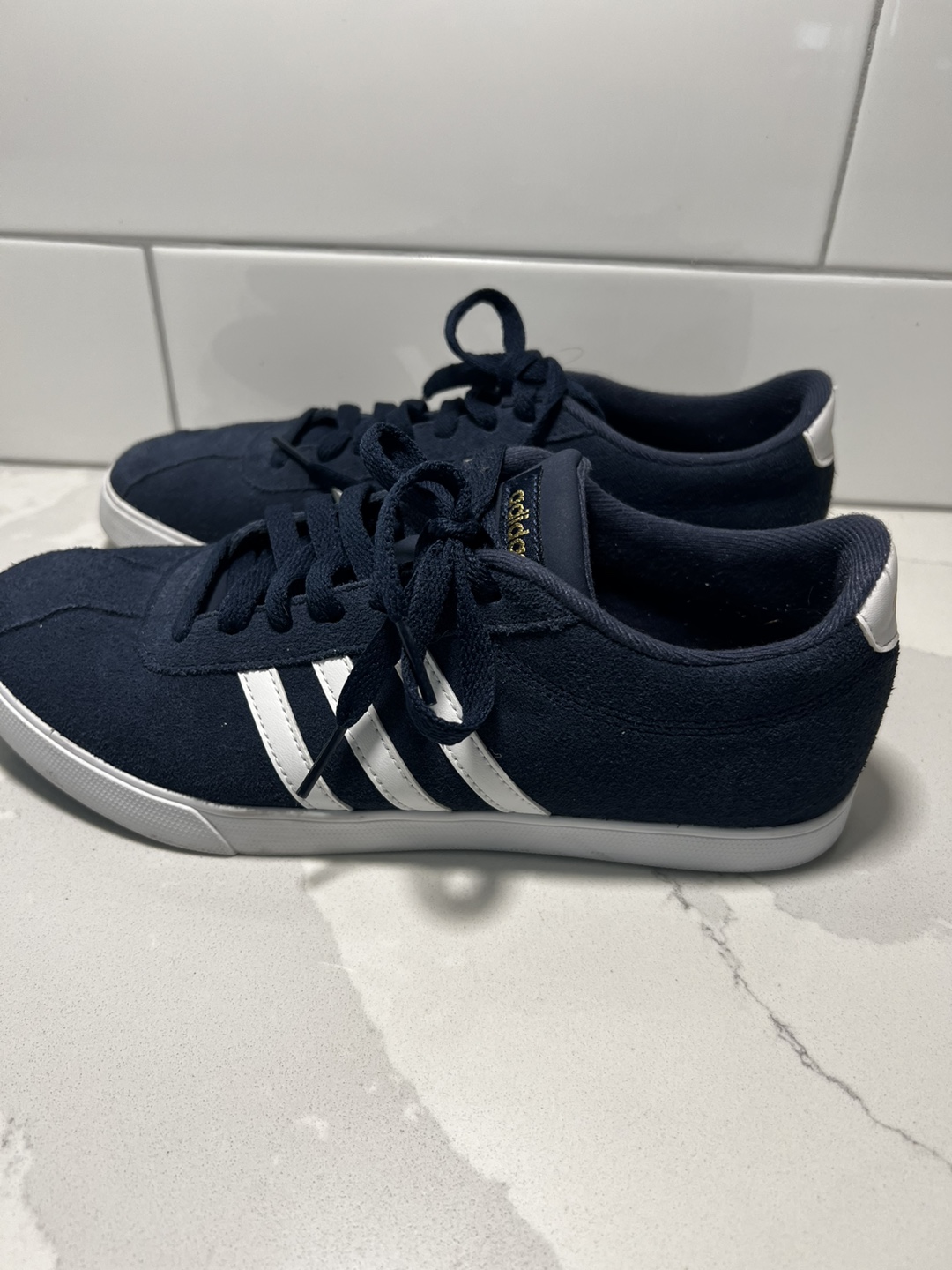 Woman’s Adidas Neo Navy Blue Sneakers - photo 2