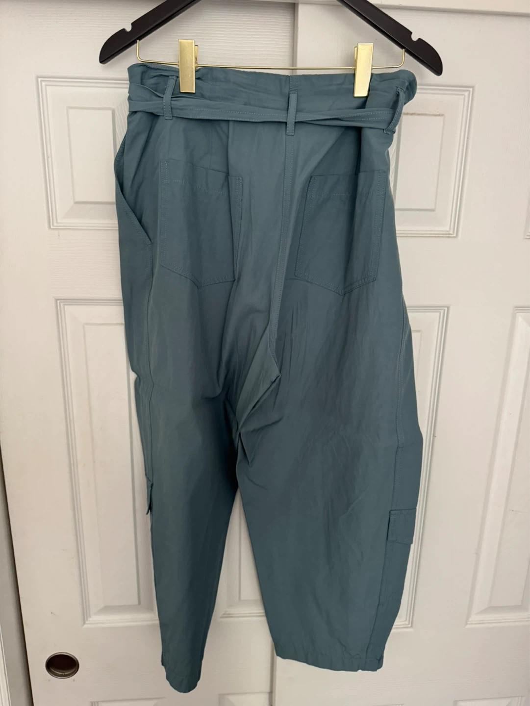 Zara Women's Cargo Pants - Blue - Size M - photo 3