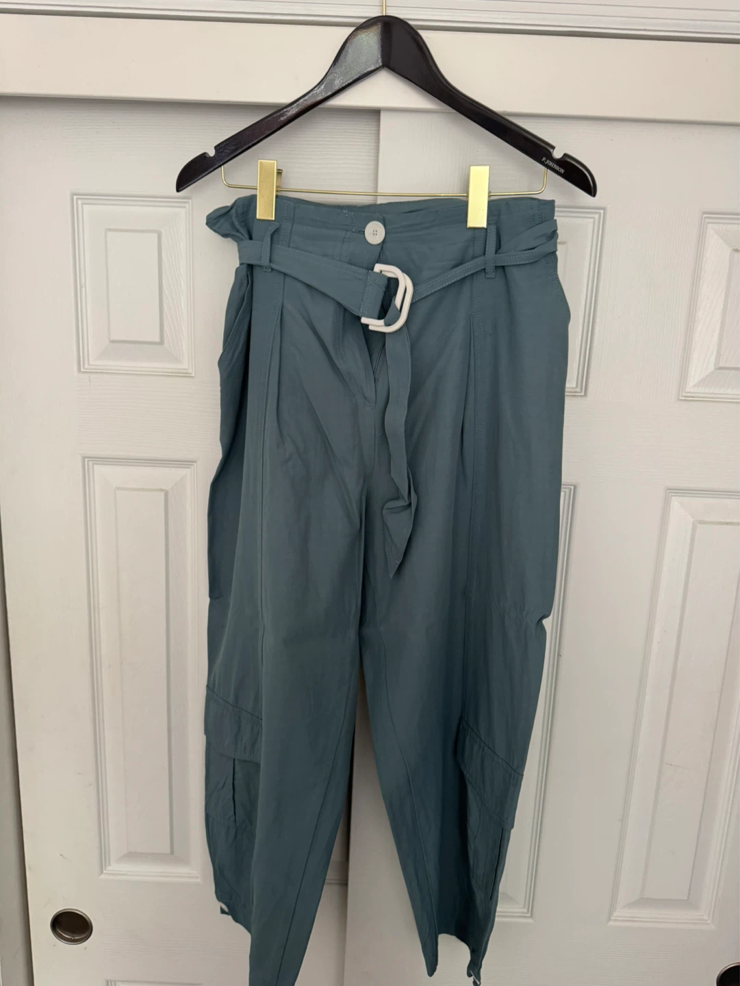 Zara Women's Cargo Pants - Blue - Size M