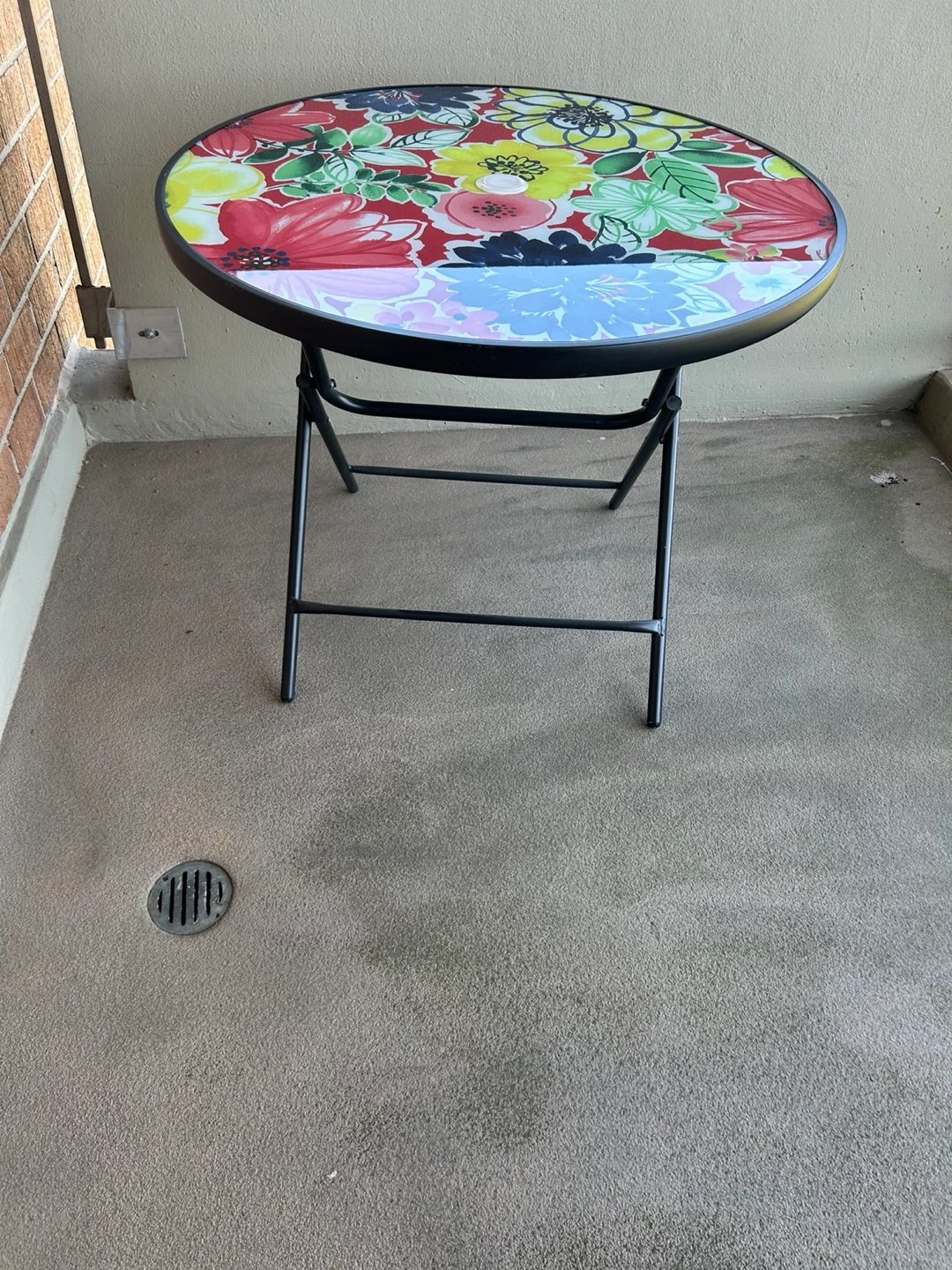 Floral Folding Bistro Table - photo 2