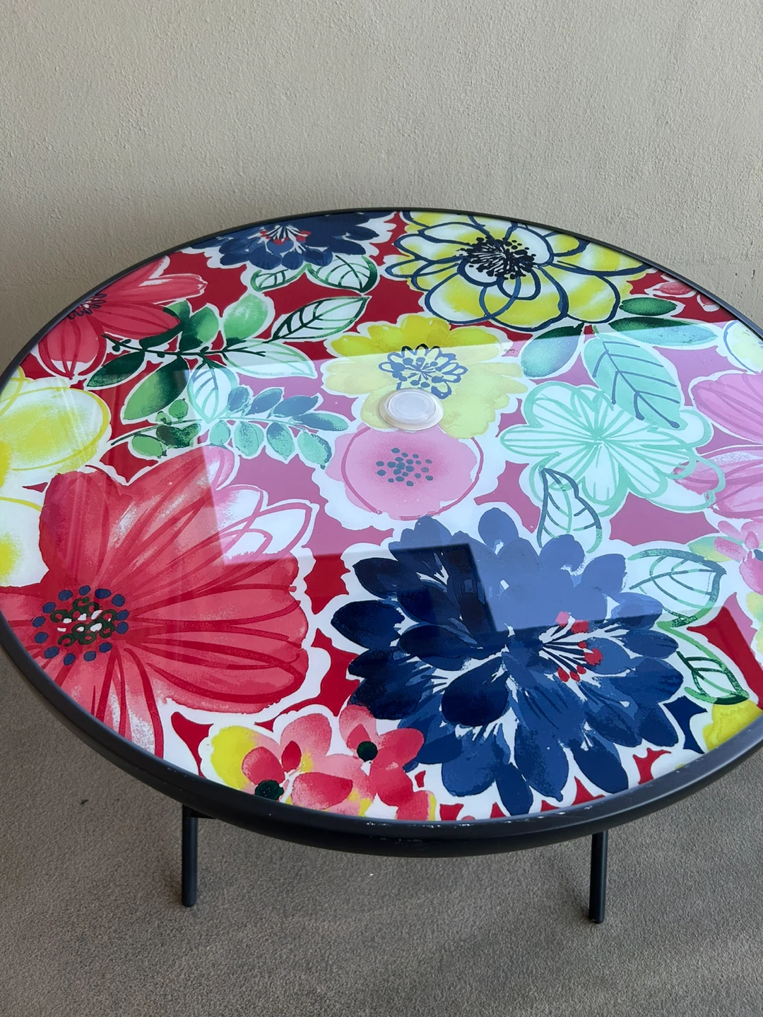 Floral Folding Bistro Table