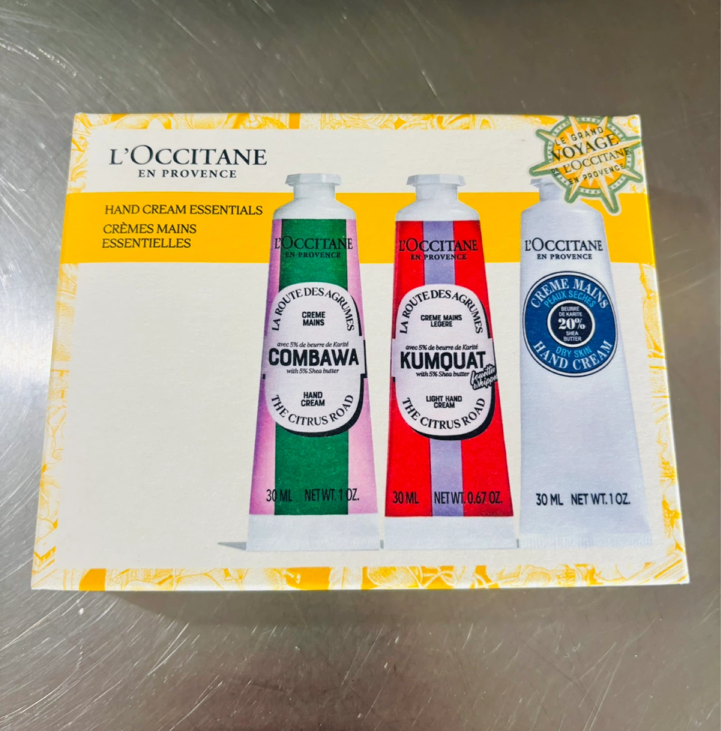 L'Occitane Hand Cream Essentials Set of 3, 30ml each. 🥰