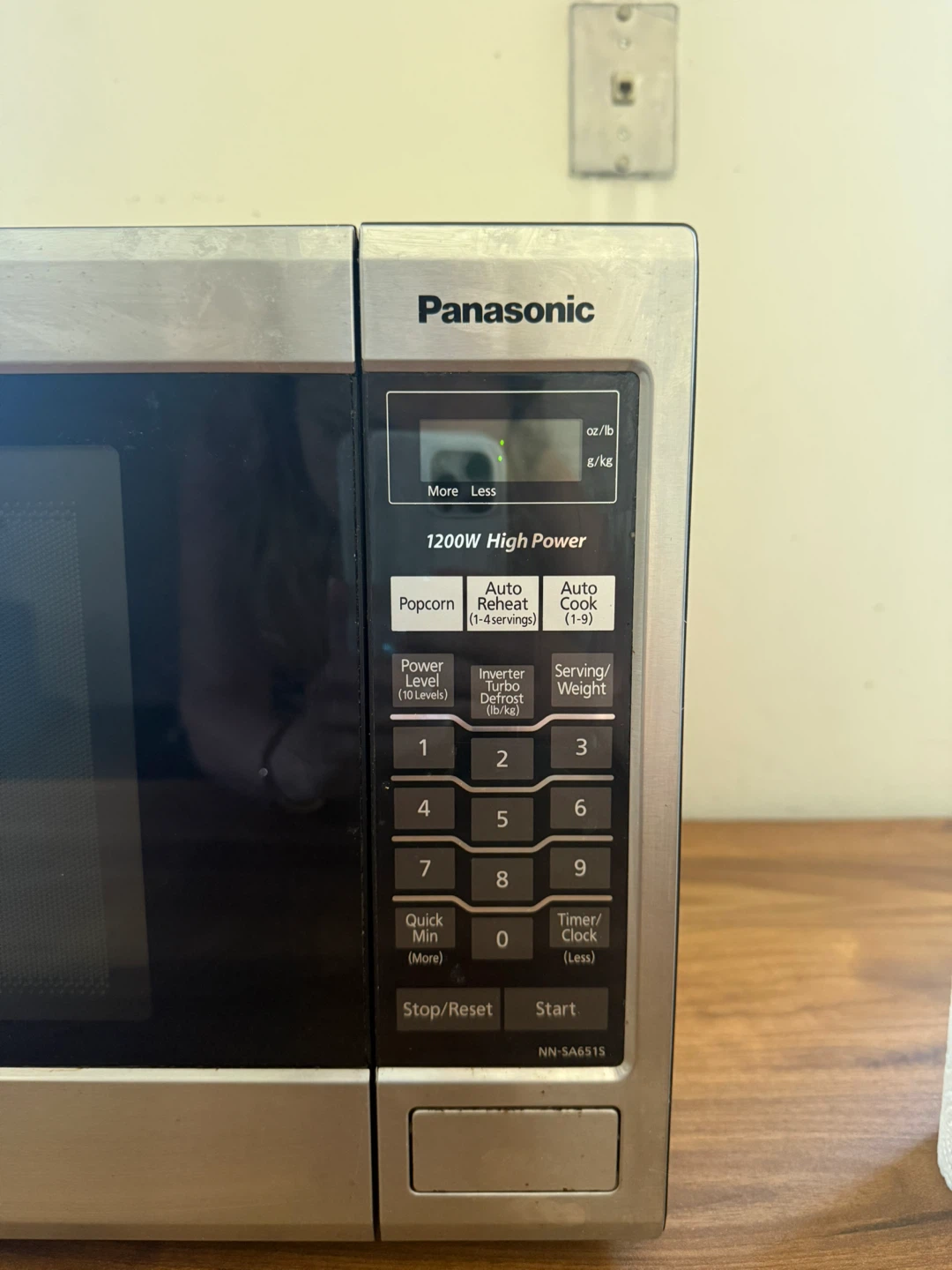 Panasonic 1200W High Power Microwave - photo 2