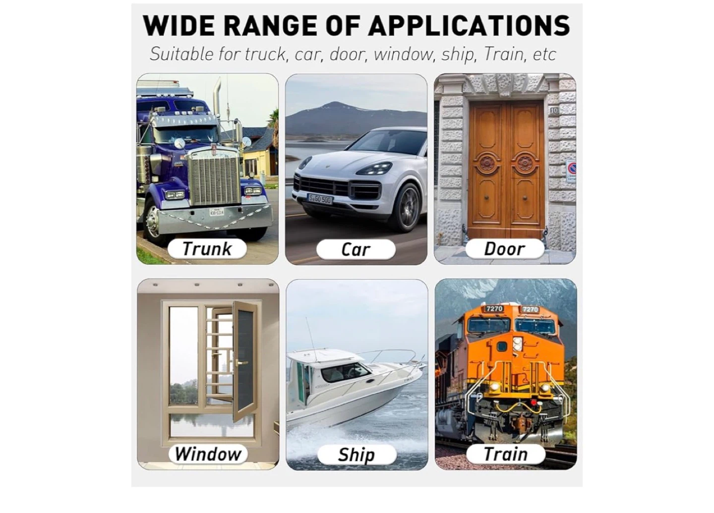 Automotive Weather Stripping Seal - 32.8 Ft - photo 5