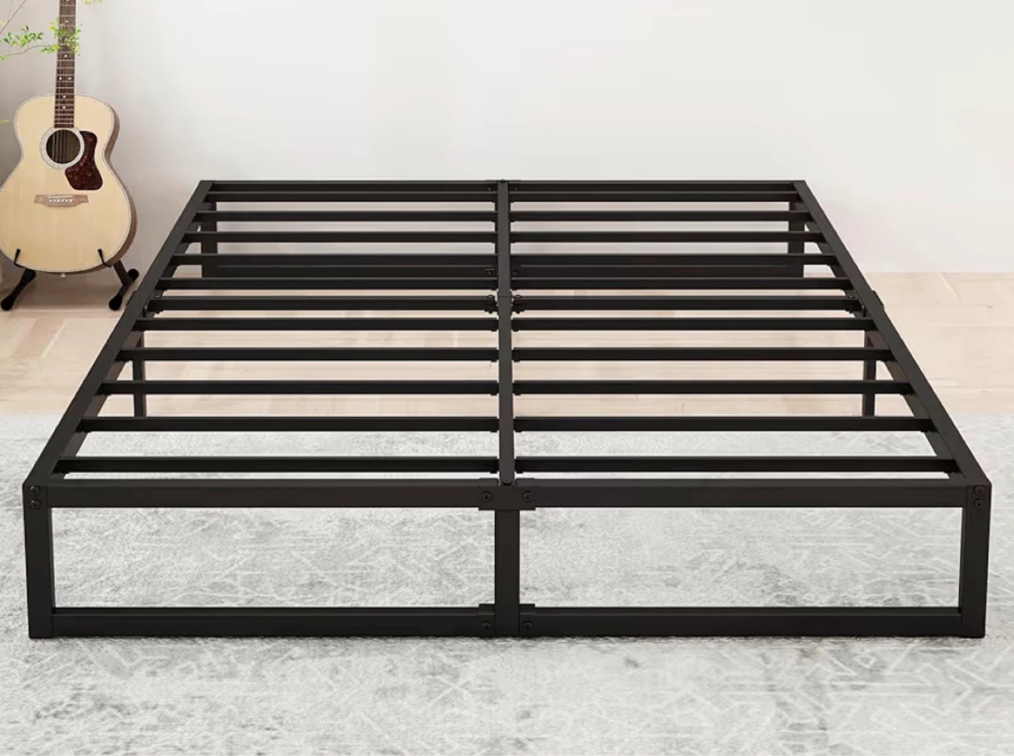 Unassembled Queen Metal Bed Frame