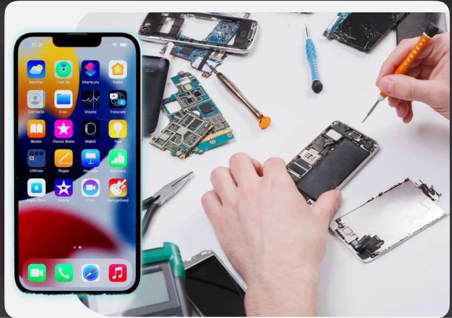 iPhone. Samsung. Google. Motorola. Certified technicians - photo 2