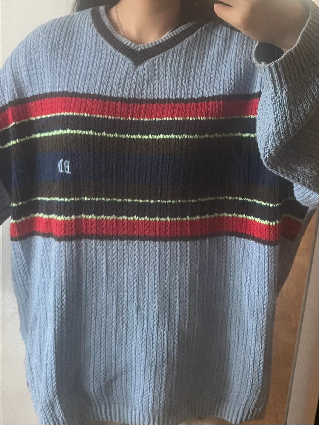 BDG Striped V-Neck Sweater - photo 3