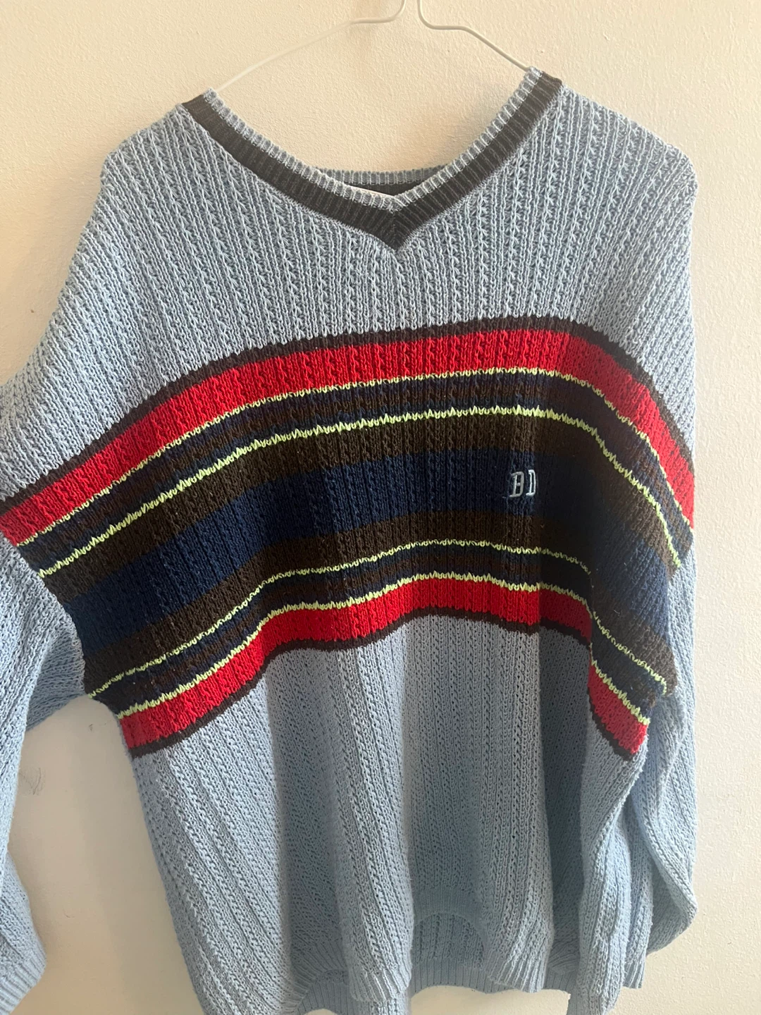 BDG Striped V-Neck Sweater