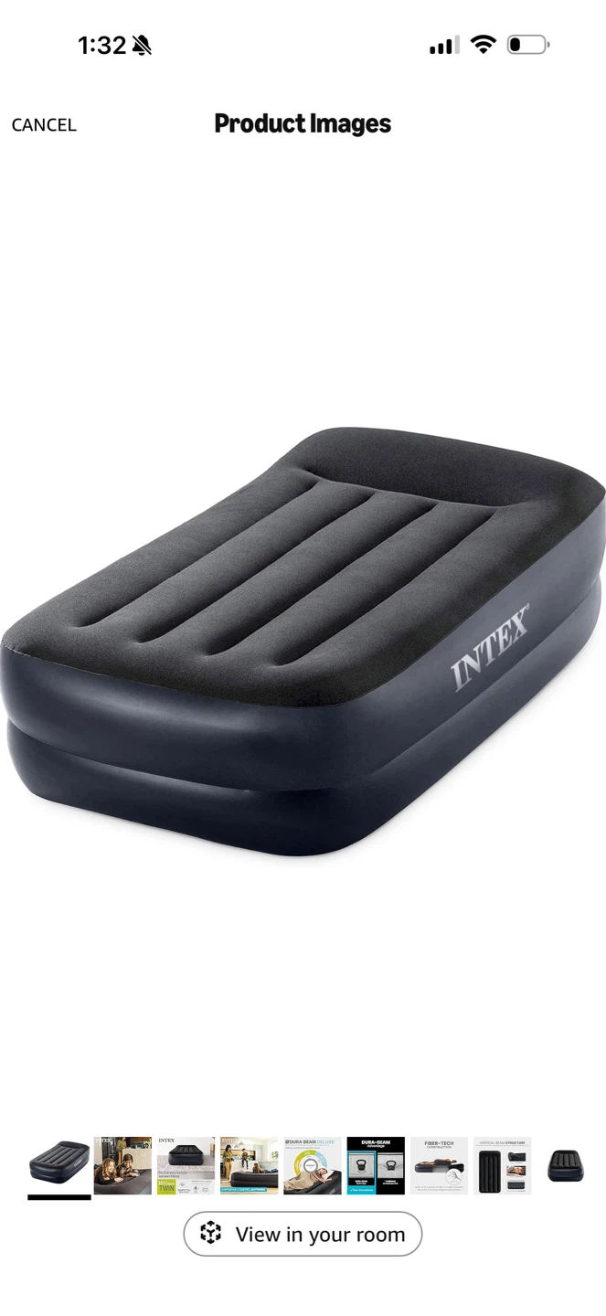 Intex Dura-Beam Plus Air Mattress Twin 16.5" Height - photo 4