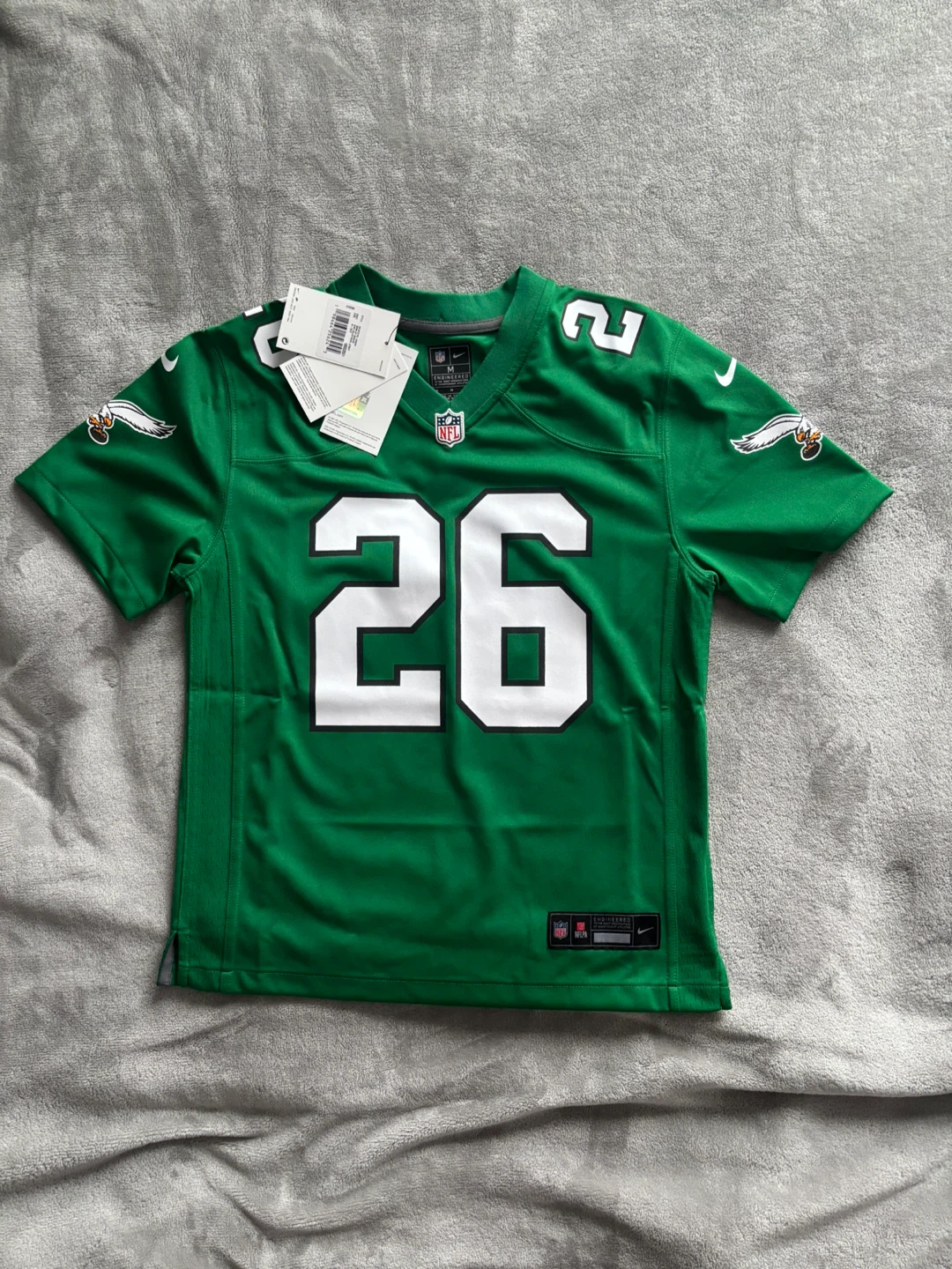 Nike NFL Barkley 26 Green Color Rush Jersey Size M
