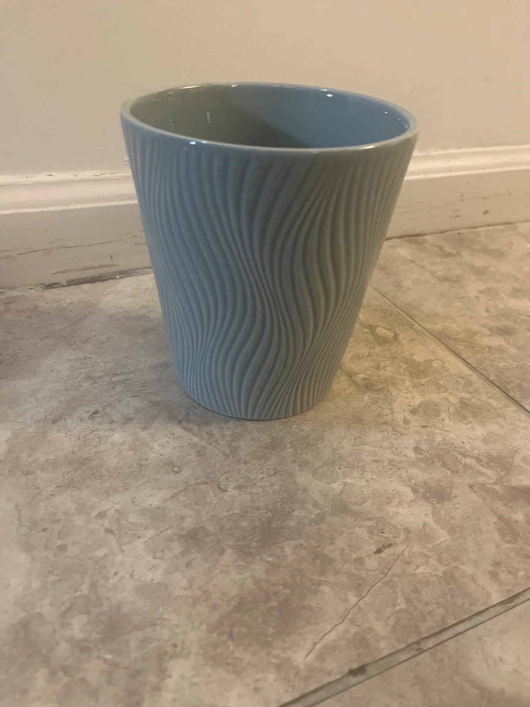 Light Blue Textured Tumbler
