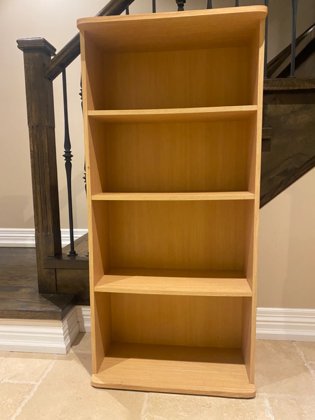 Child Wooden Bookshelf - 4 Shelves