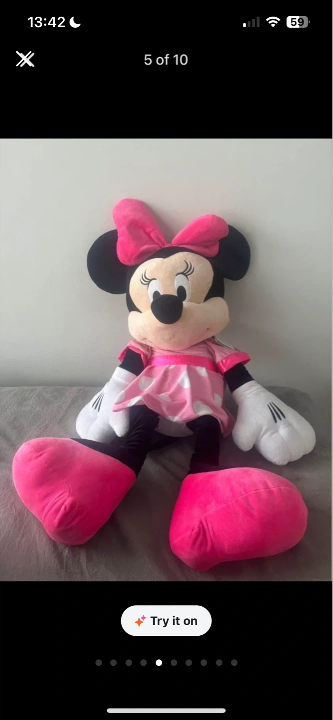 😡$120 NWT Disney Plush Toy - photo 2