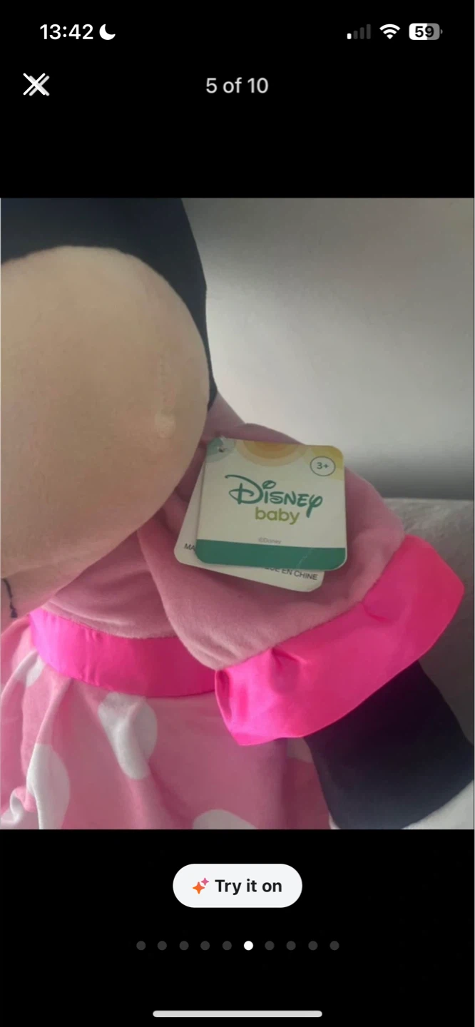 😡$120 NWT Disney Plush Toy - photo 3