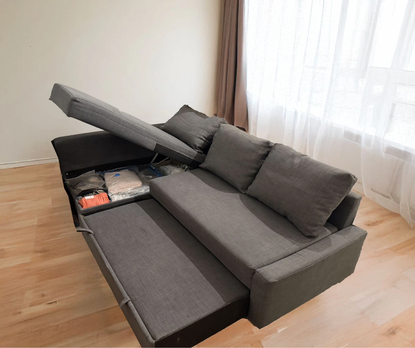 Ikea Friheten Sofa Bed with Storage
