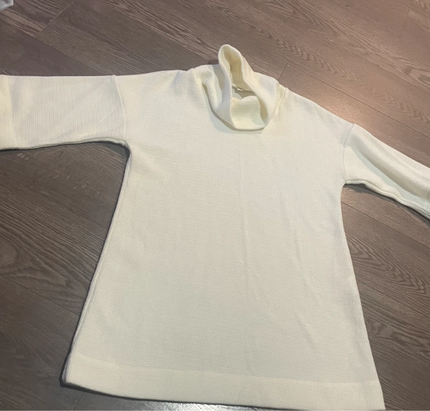 Cream Turtle Neck Sweater