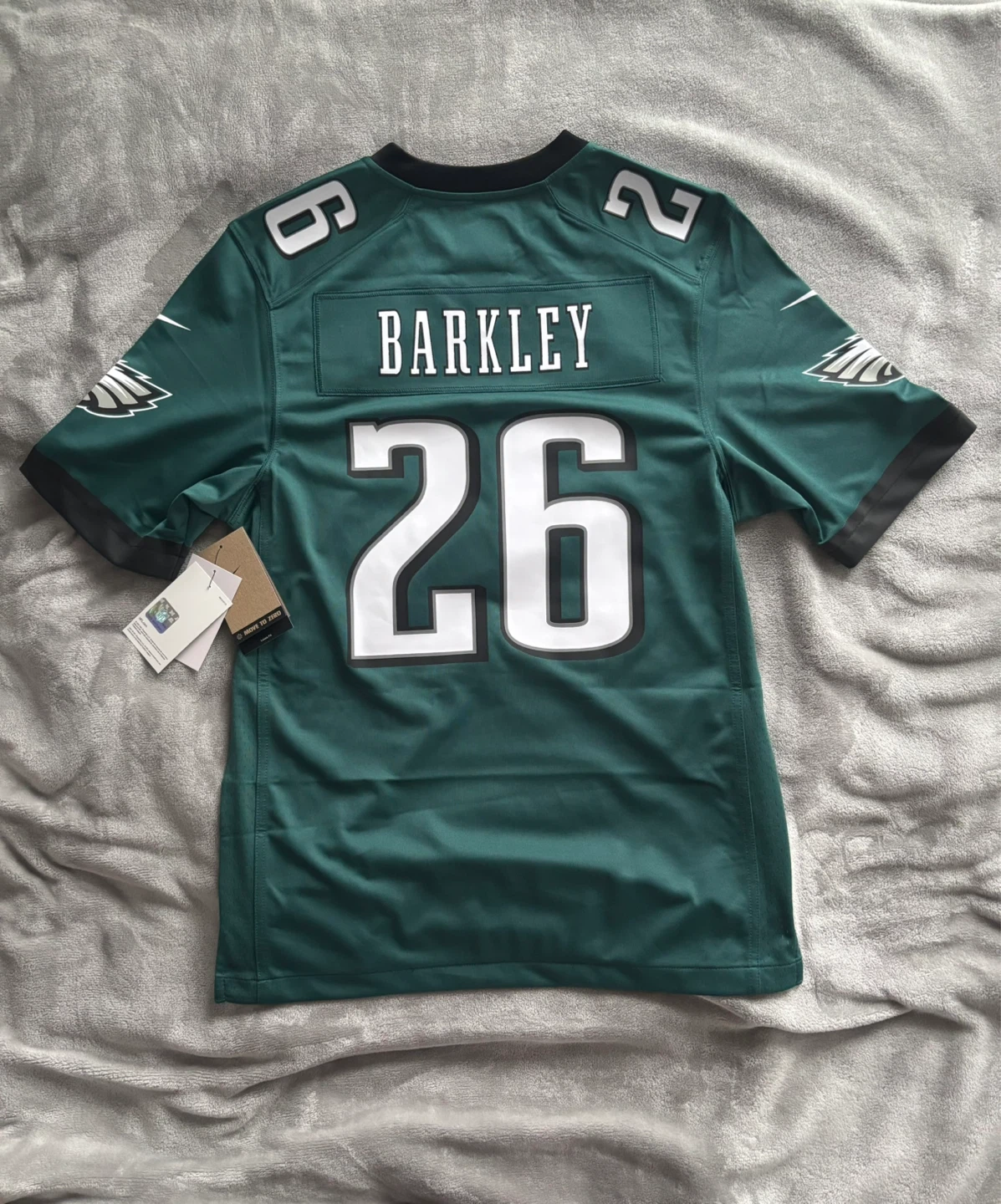 Men's Nike Saquon Barkley Midnight Green Philadelphia Eagles - photo 2