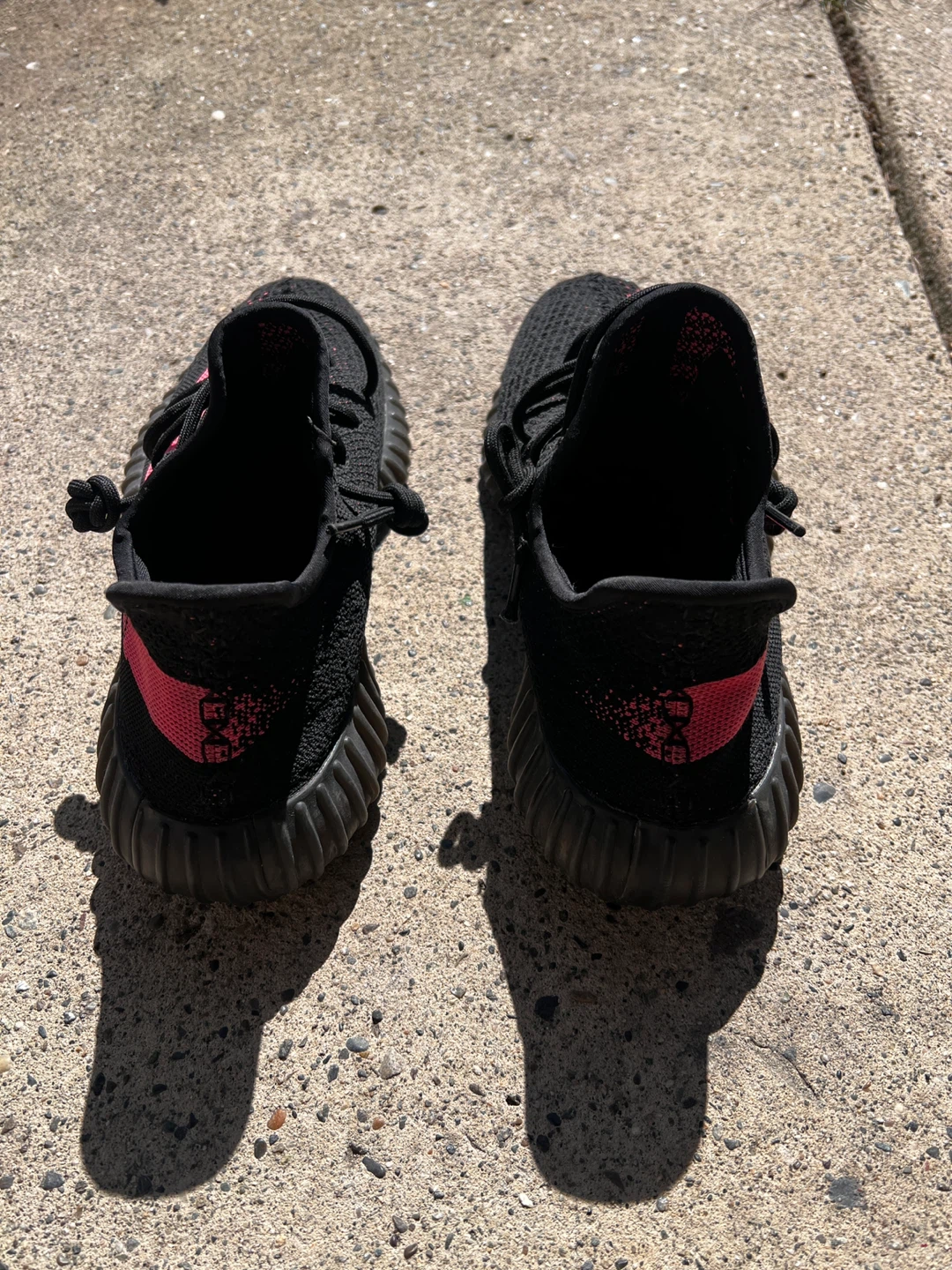 Adidas Yeezy Boost 350 V2 "Core Black" "Red Stripe" - photo 4