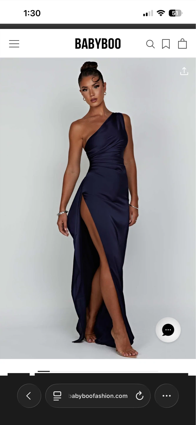BABYBOO Ariel Maxi Dress - Navy - Size M
